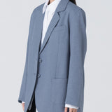 OLSON BLUE OVERSIZED BLAZER