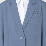 OLSON BLUE OVERSIZED BLAZER