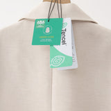 π³ LINEN SCARF IN BEIGE