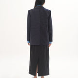 UPCYCLED DUAL OVERSIZED BLAZER IN NAVY