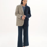 UPCYCLED DUAL OVERSIZED BLAZER IN TWEED