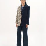 UPCYCLED DUAL OVERSIZED BLAZER IN TWEED