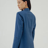 BLU LINEN BLAZER