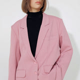 BLUSH OVERSIZED BLAZER