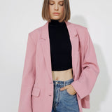 BLUSH OVERSIZED BLAZER