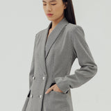 EMMA HOUNDSTOOTH BLAZER