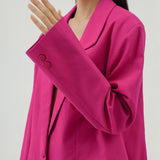 FUCHSIA OVERSIZED BLAZER
