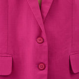 FUCHSIA OVERSIZED BLAZER