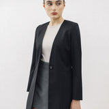 LIRA BLACK LONG BLAZER
