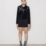 MIDNIGHT VELVET BLAZER