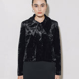 MIDNIGHT VELVET BLAZER