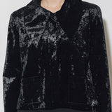 MIDNIGHT VELVET BLAZER