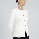FITTED BLAZER IN WHITE