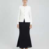 FITTED BLAZER IN WHITE