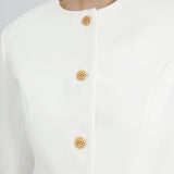 FITTED BLAZER IN WHITE