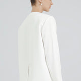 LAPELLES BLAZER IN WHITE