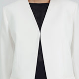 LAPELLES BLAZER IN WHITE