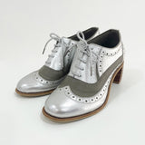SIDIK JARI PRELOVED SHOES IN SILVER KHAKI (SIZE 41 – CODE 09)