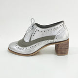 SIDIK JARI PRELOVED SHOES IN SILVER KHAKI (SIZE 41 – CODE 09)