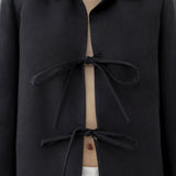 π³ LINEN RIBBON OUTER IN BLACK