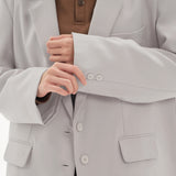 PARK SOFT GREY OVERSIZED BLAZER