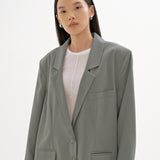 HUM GREY OVERSIZED BLAZER