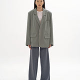 HUM GREY OVERSIZED BLAZER