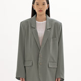 HUM GREY OVERSIZED BLAZER
