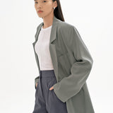 HUM GREY OVERSIZED BLAZER