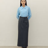 JI LONG SKIRT IN CHARCOAL
