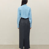 JI LONG SKIRT IN CHARCOAL