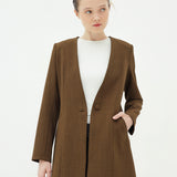 LIRA CAMEL LONG BLAZER