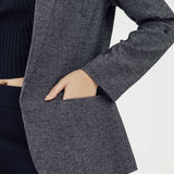 NAT DARK GREY BLAZER