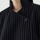 SIDIK JARI – PUFF STRUCTURED BLAZER IN STRIPE