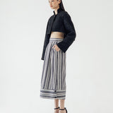 SIDIK JARI – SLIT CROP BLAZER IN BLACK
