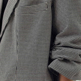 WATSON HOUNDSTOOTH OVERSIZED BLAZER