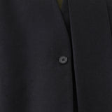 🌳 LINEN SCARF BLAZER IN BLACK