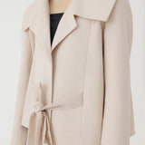🌳 LINEN SAILOR COAT IN BEIGE