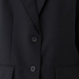 π³ LINEN OVERSIZED BLAZER IN BLACK