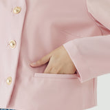 BAE PINK CROP BLAZER