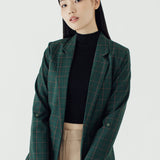 KHLOE FOREST GRID BLAZER
