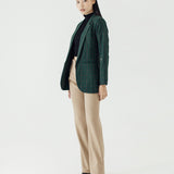 KHLOE FOREST GRID BLAZER