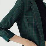 KHLOE FOREST GRID BLAZER