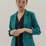 KHLOE TEAL BLAZER