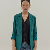 KHLOE TEAL BLAZER