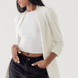 LUXEE BROKEN WHITE BLAZER