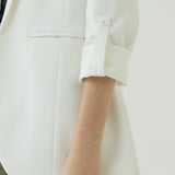 PHOEBE BROKEN WHITE BLAZER