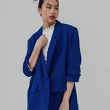 WATSON COBALT OVERSIZED BLAZER