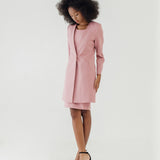 LIRA BLUSH PINK LONG BLAZER