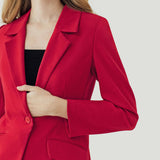 MICHELLE RED BLAZER